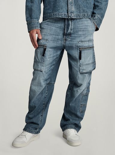 Multi Pocket Cargo Relaxed Jeans